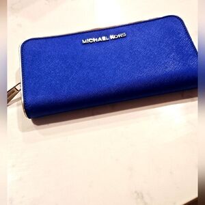 MICHAEL Michael Kors Blue Clutch
